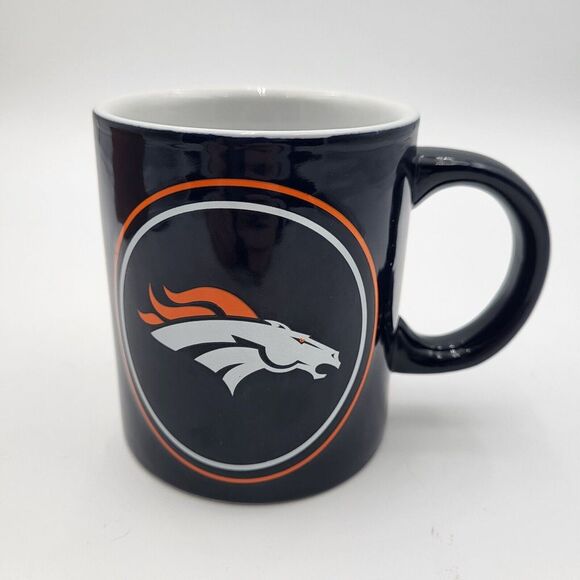 Denver Broncos Blue 14oz Ceramic Coffee Mug‎ Boelter Brands - Picture 1 of 8